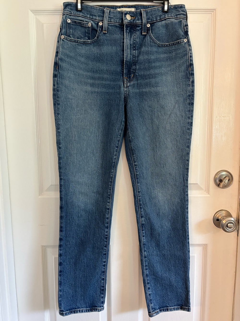 Madewell The Perfect Vintage Straight-Leg Denim Jeans Size 28